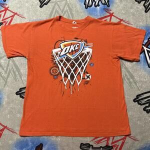 Okc Thunder Oklahoma City Graffiti Mens M T Shirt